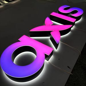 3D Acrylic Front-Lit LED Channel Letter Sign