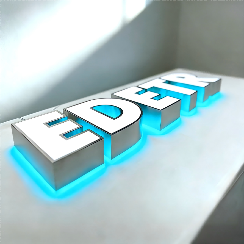 3D Acrylic Front-Lit LED Channel Letter Sign