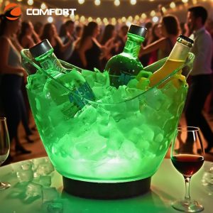 4L Acrylic LED Ice Bucket