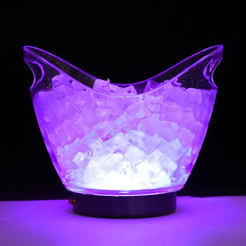 4L Acrylic LED Ice Bucket