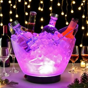 4L Acrylic LED Ice Bucket