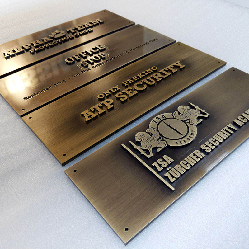Commemorative Bronze Plaque