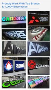 Custom 3D Acrylic Light-Up LED Letter Sign