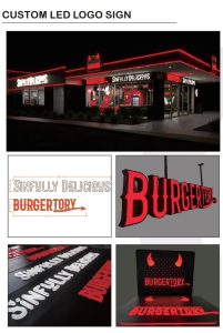 Custom 3D Acrylic Light-Up LED Letter Sign