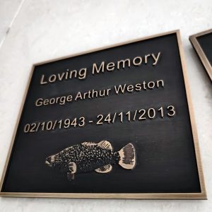 Custom Brass Time Capsule Plaque