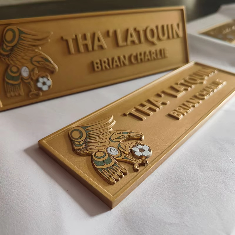 Custom Brass Time Capsule Plaque