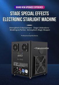 DMX512 Aluminum LED Fireworks Machine