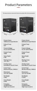 DMX512 Aluminum LED Fireworks Machine