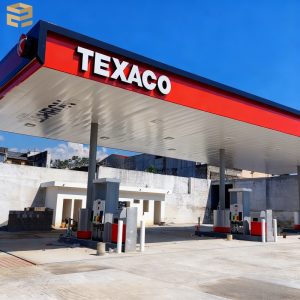Gas Station Signboard Light Box