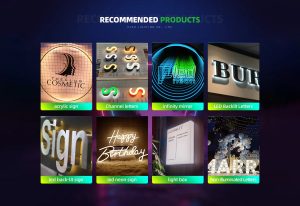 High-End Custom Commercial Neon Light Signage