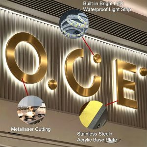 LED Backlit Channel Letters