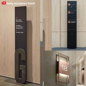 Outdoor Pillar Guide Sign