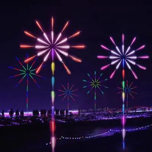 Outdoor Waterproof RGB LED Fireworks Light