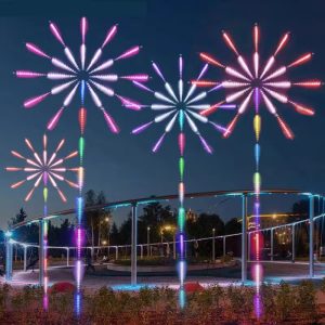 Outdoor Waterproof RGB LED Fireworks Light