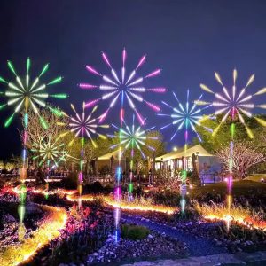 Outdoor Waterproof RGB LED Fireworks Light