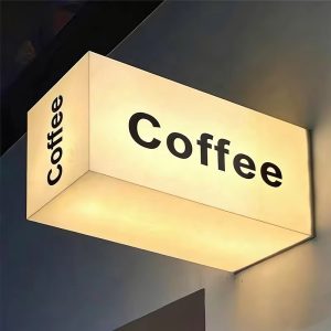 Store Front Lightbox Sign