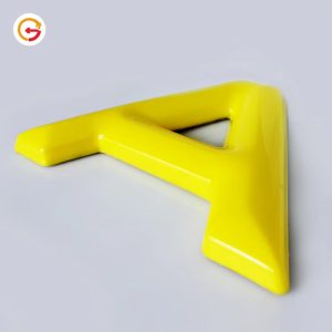 Vacuum-Formed 3D Plastic Letters