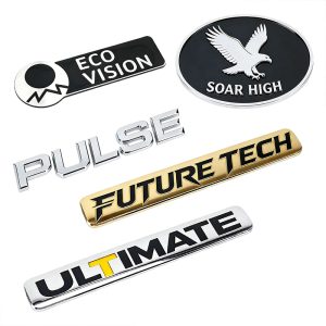 Custom Designed ABS Plastic Letter Car Badge & Car Emblem