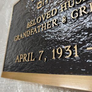 Manufacturer Custom Large Memorial Plaques, Tombstone Carvings