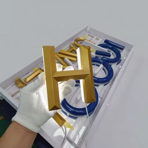 3D Carved Multi-Color Backlit Lettering
