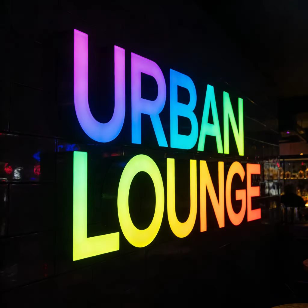 LED RGB Color Changing Custom Painted Channel Letters, DC Powered, APP Controlled, IP65 Waterproof For Home & Commercial Use